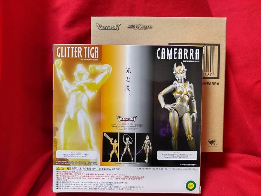 ウルトラアクト　魂ウェブ商店限定　グリッターティガ＆カミーラ Amazon.co.jp: ULTRA-ACT グリッターティガ＆カミーラセット（魂
